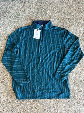 NWT Rhoback The Four Leaf 3.0 Performance Q-Zip Pullover Sz L